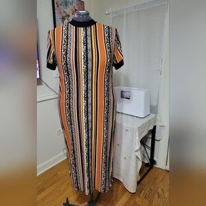 Plus Size Leopard Print Bodycon Dress